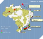 Concessões de blocos para exploração de petróleo no Brasil